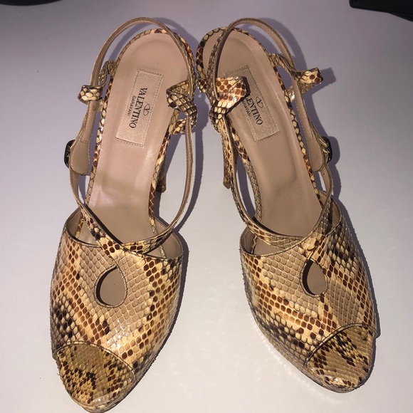 valentino snakeskin shoes